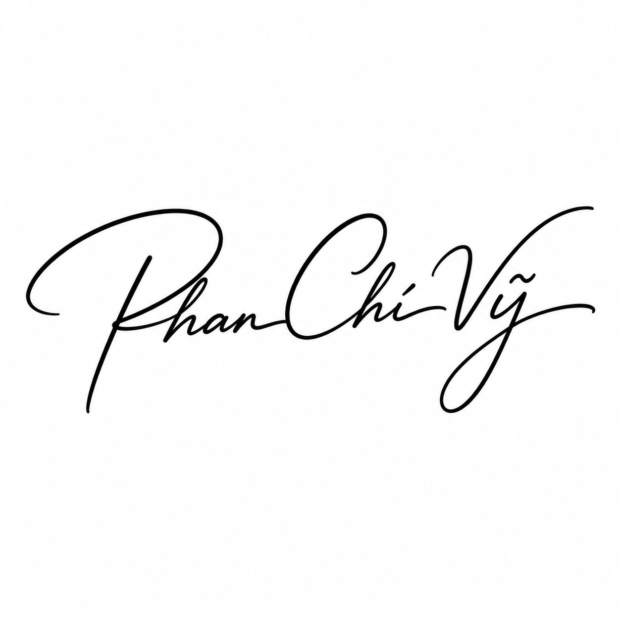 Phan Chí Vỹ signature